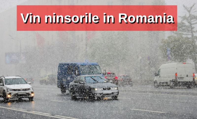 Iarna își intră în drepturi în România. Unde va ninge din 28 octombrie
