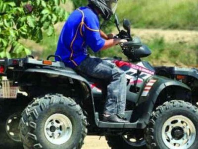 Depistat la volanul unui ATV, …
