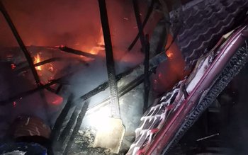 Incendiu violent izbucnit într-o gospodărie …
