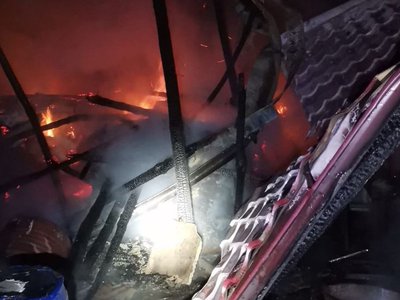Incendiu violent izbucnit într-o gospodărie …