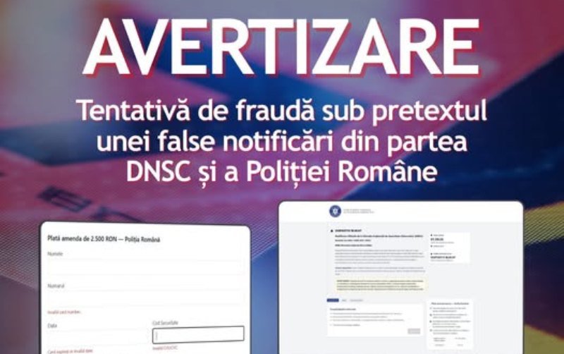 Escrocii au prins curaj. Trimit notificări false în numele Poliţiei Române şi al DNSC pentru „amenzi online”