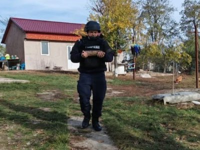 Proiectil exploziv găsit de un …