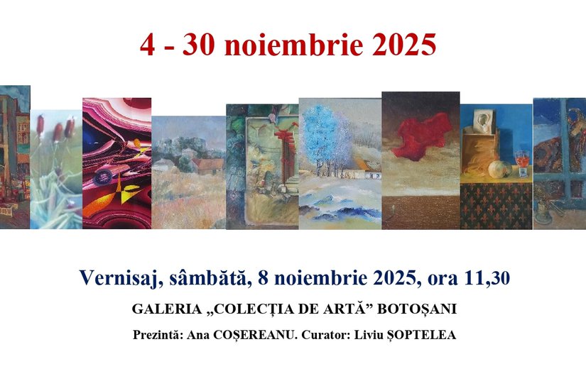 Expoziția „Dascăli și artiști botoșăneni”
