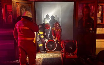 Incendiu la Biserica „Adormirea Maicii …