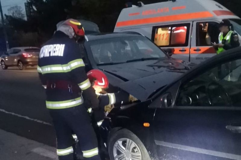 Bărbat rănit în urma unui accident rutier produs pe Calea Națională din Botoșani