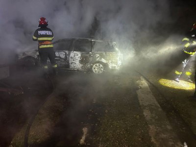 Autoturism parcat într-o gospodărie din …