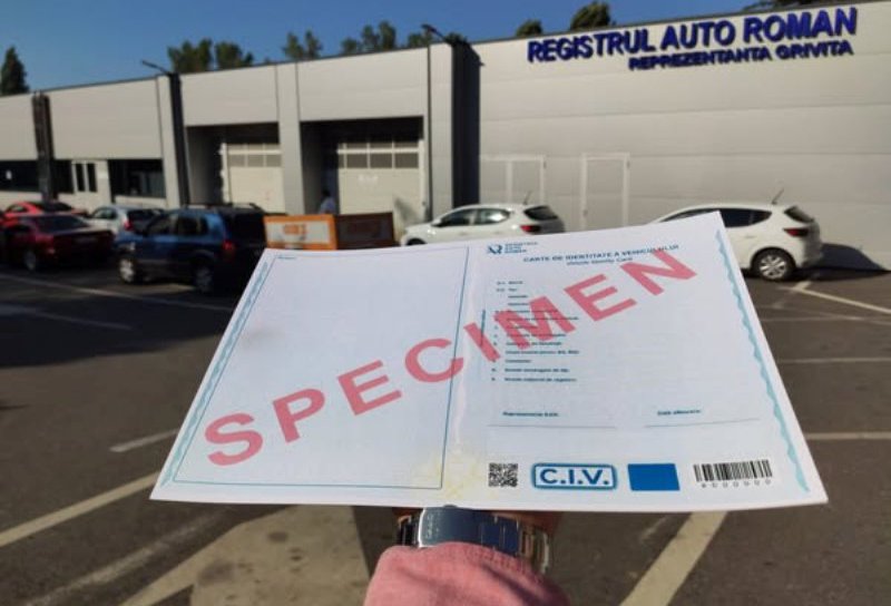 ATENȚIE! Mașinile utilizate pot fi vândute doar după ce au primit Cartea de Identitate a Vehiculului, eliberată de Registrul Auto Român