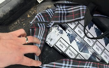 Țigări de contrabandă confiscate din …