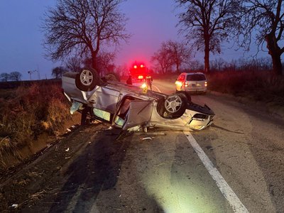 Accident! Bărbat ajuns la spital …