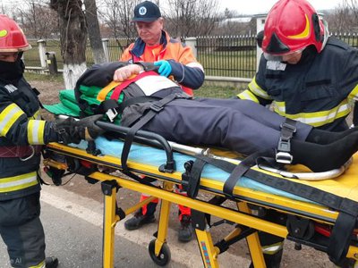 Accident la Brăiești! Bărbat ajuns …