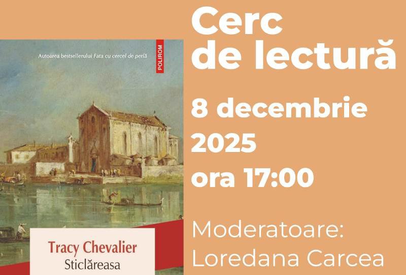 Cercul de lectură în discuție „Sticlăreasa” de Tracy Chevalier