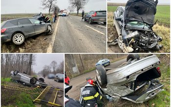 Patru persoane rănite după două …