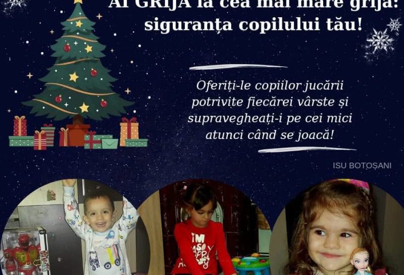 Un cămin sigur pentru copilul tău - atenție la ce jucării primește copilul dumneavoastră!