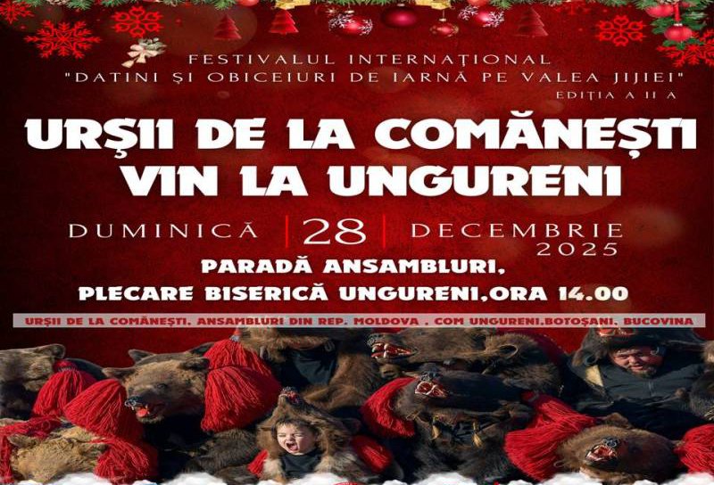 Festivalul Internațional „Datini și Obiceiuri de Iarnă pe Valea Jijiei” Ungureni – ediția a II-a