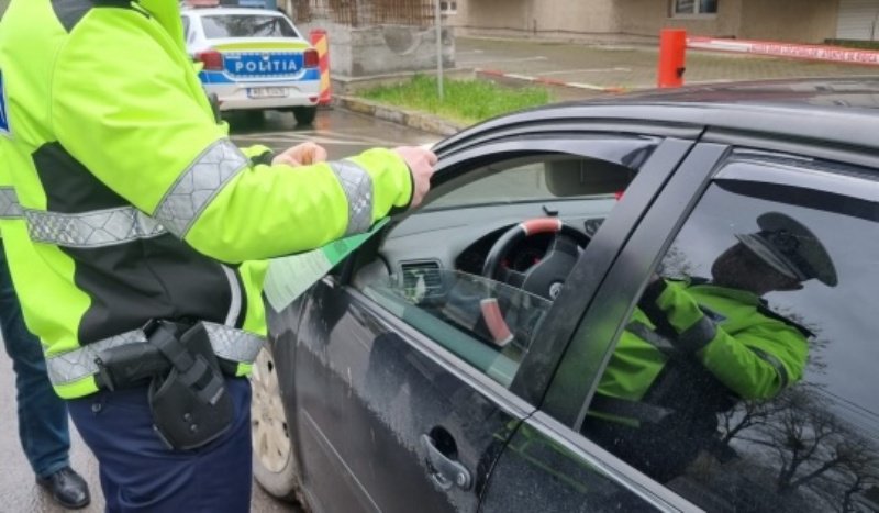 Dorohoian de 35 de ani depistat în trafic  sub influența alcoolului