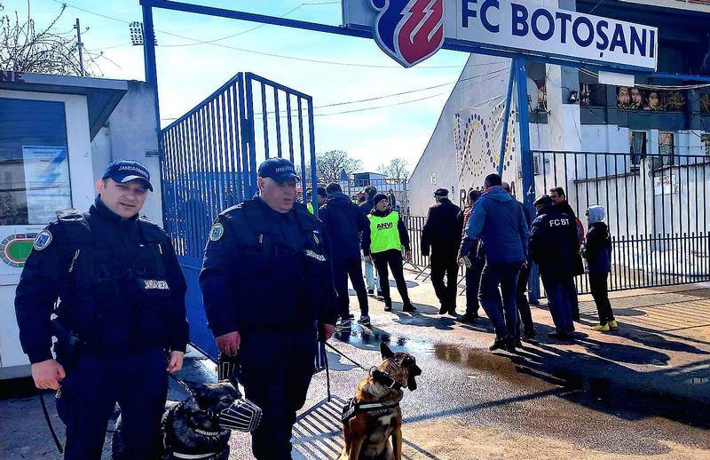 Măsuri de ordine publică pentru meciul de fotbal dintre F.C. Botoșani și CFR Cluj