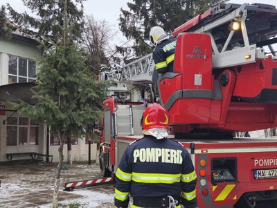 Intervenție a pompierilor după ce …