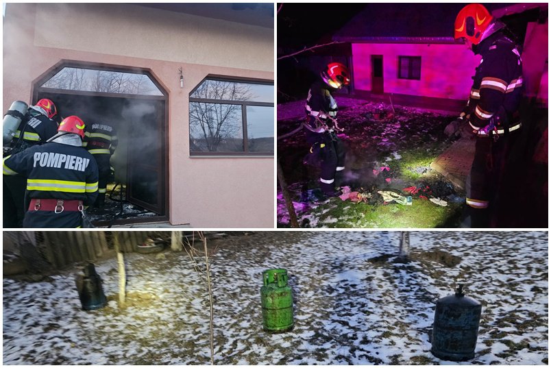 Două incendii la Broscăuți și unul la Hudești izbucnite în ajun de Anul Nou