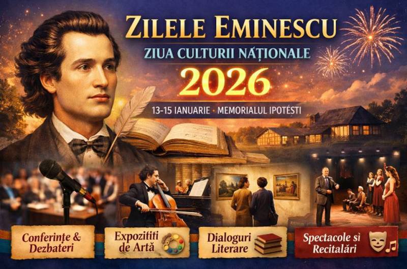 Zilele Eminescu – Ziua Culturii Naționale, ediția 2026