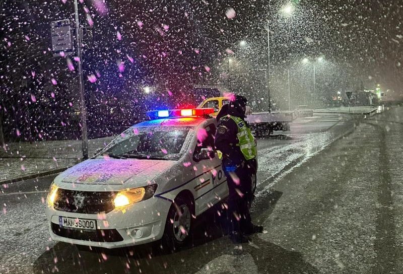 Polițiștii IPJ Botoșani monitorizează starea drumurilor publice din județ
