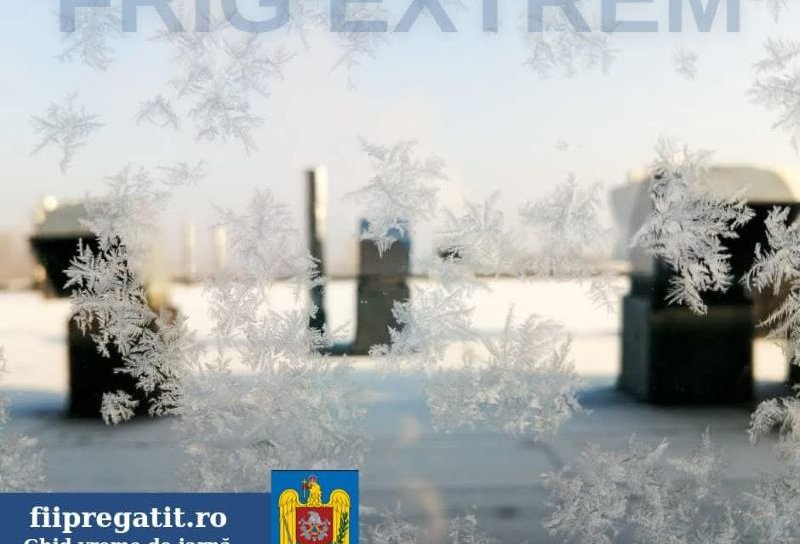 COD GALBEN DE GER pentru județul Botoșani până luni, 12 ianuarie 2026