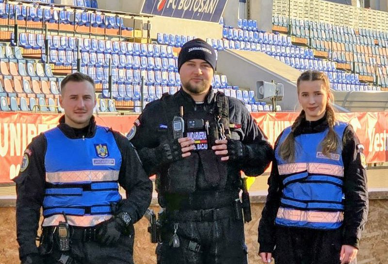 Măsuri de ordine publică pentru meciul de fotbal dintre FC Botoșani și Metaloglobus București