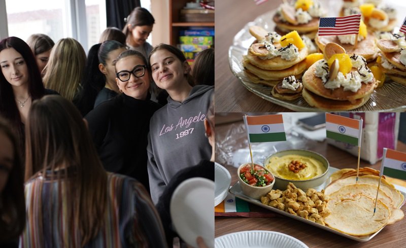 Elevi botoșăneni și voluntari europeni, împreună la Festivalul Clătitelor