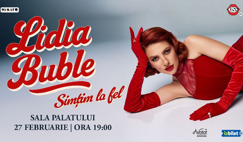 Lidia Buble te invită la cel mai grandios eveniment din cariera sa, pe scena Sala Palatului