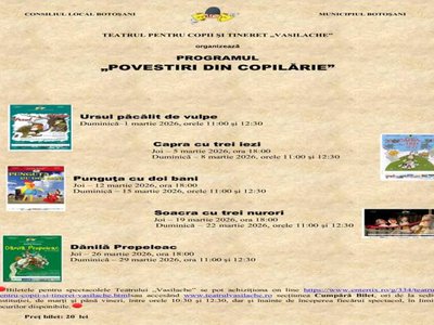 Spectacole după Ion Creangă în …