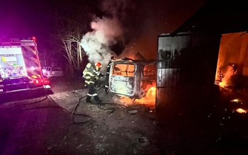 Incendiu violent în comuna Cristinești! …