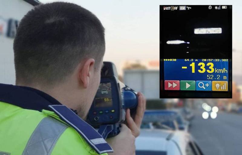 A dat peste cap radarele poliţiştilor. Şofer prins cu 133 km/h într-o localitate din județ