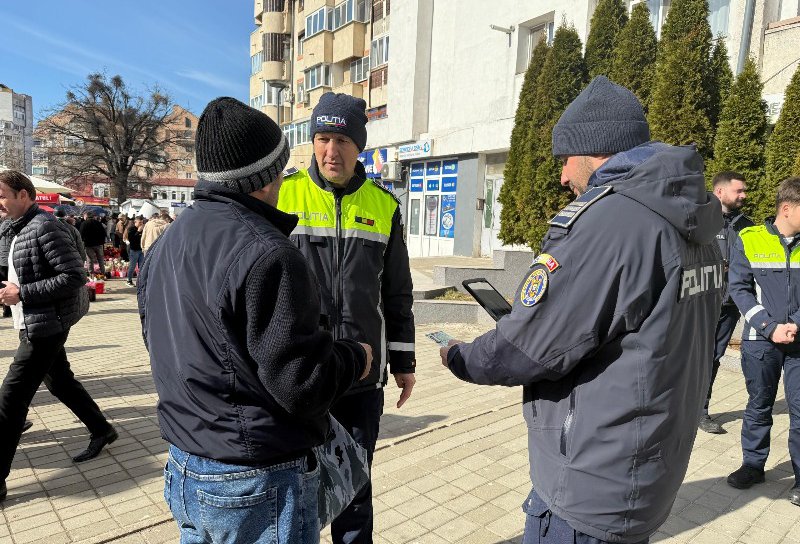 Acțiunea polițiștilor botoșăneni, 96 de sancțiuni contravenționale aplicate