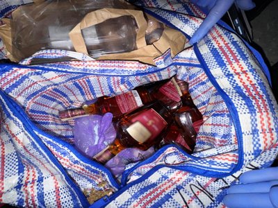 Contrabandă cu băuturi, oprită la …