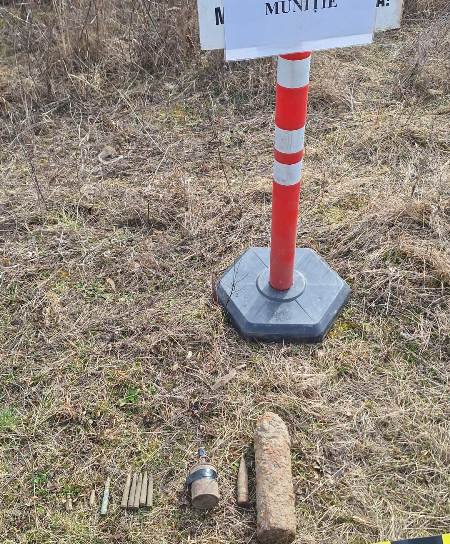 Muniție distrusă prin explozie controlată la Copălău