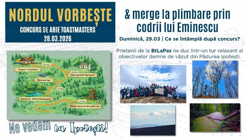 Megaconcurs de public speaking „Nordul vorbește”