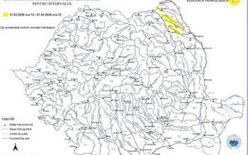 Cod galben de inundații râurile …