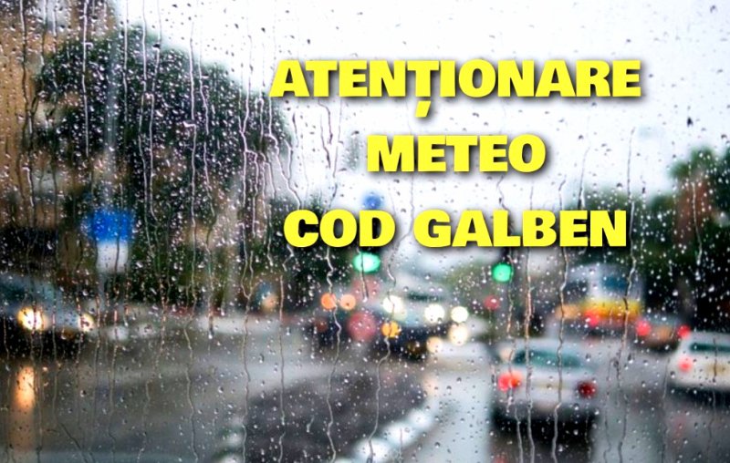 Atenție, Cod galben de ploi însemnate cantitativ!