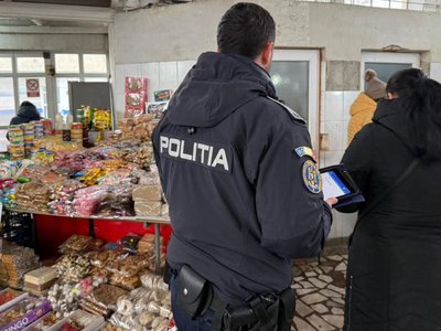 Acțiune a polițiștilor în Piața …