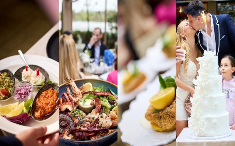 Meniu de lux la cununia civilă a Andreei Bălan cu Victor Cornea