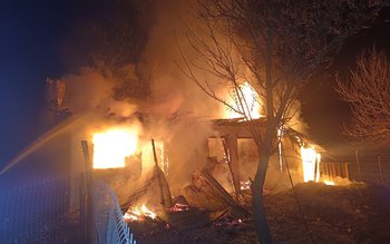 Incendiu violent produs în comuna …