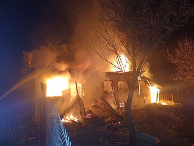 Incendiu violent produs în comuna …