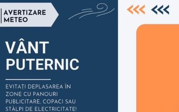 Atenție! Cod Portocaliu de vânt …
