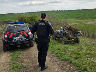 Prins de jandarmi când arunca …