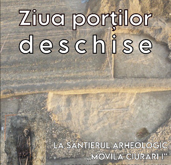 „Ziua porților deschise” la șantierul arheologic „Movila Ciurari I”, Muzeul Județean Botoșani