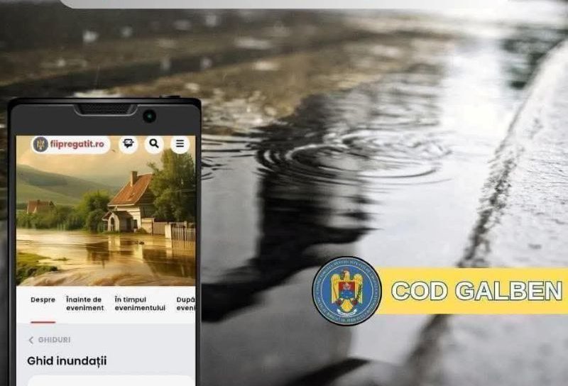 Atenție, Cod galben de ploi însemnate cantitativ!