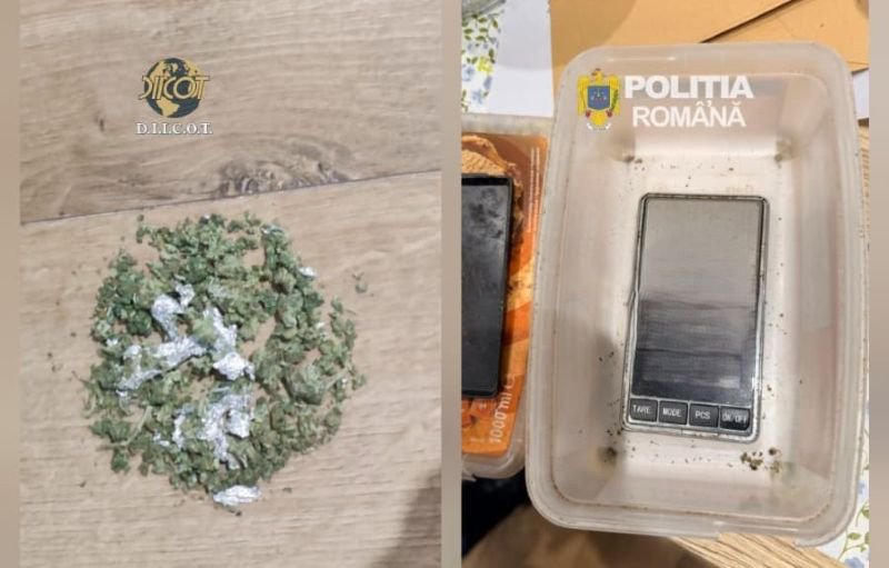 Reținut de polițiștii de crimă organizată pentru că vindea droguri tinerilor din Botoșani