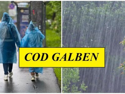Atenție! Cod galben de ploi …