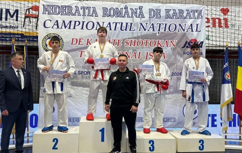 Performanță pentru sportivii secției de karate a C.S.Ș. Botoșani