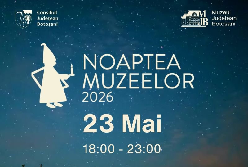 „Noaptea Muzeelor” 2026 la Muzeul Județean Botoșani