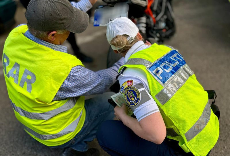Motocicliștii verificați de polițiști. Activități desfășurate în cadrul Săptămânii Siguranței Rutiere